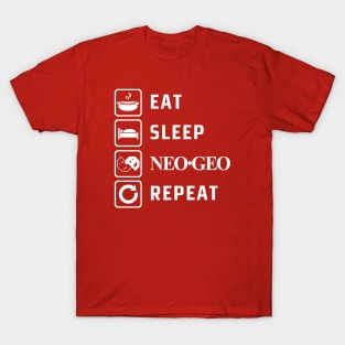 Eat Sleep Neo-Geo Repeat T-Shirt